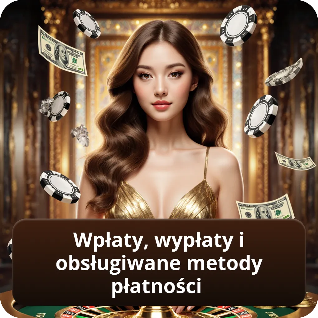 Wpłaty, wypłaty i obsługiwane metody płatności