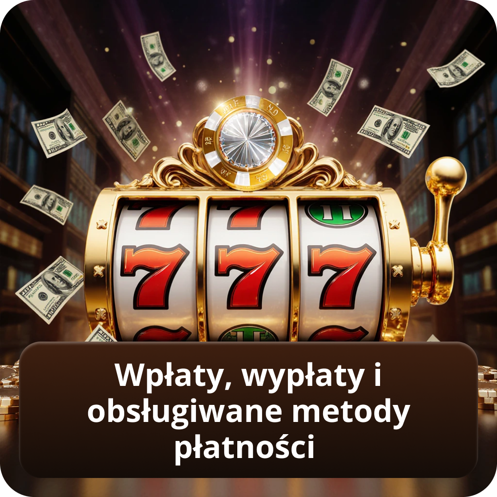 Wpłaty, wypłaty i obsługiwane metody płatności